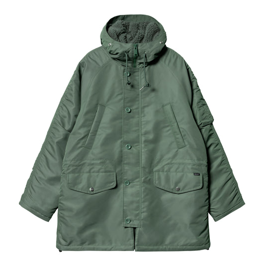 Carhartt WIP - Hooded Olten Parka - DUCK GREEN / Grøn - Jakker