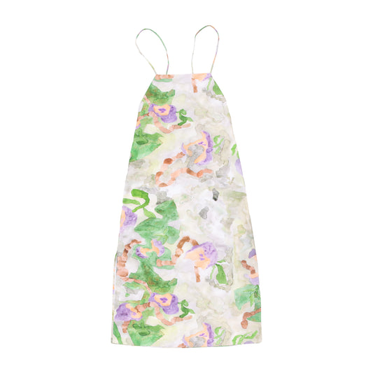 Heresy - Annelida Dress - PRINT / Beige||Lilla||Grøn||Multi - Nederdele