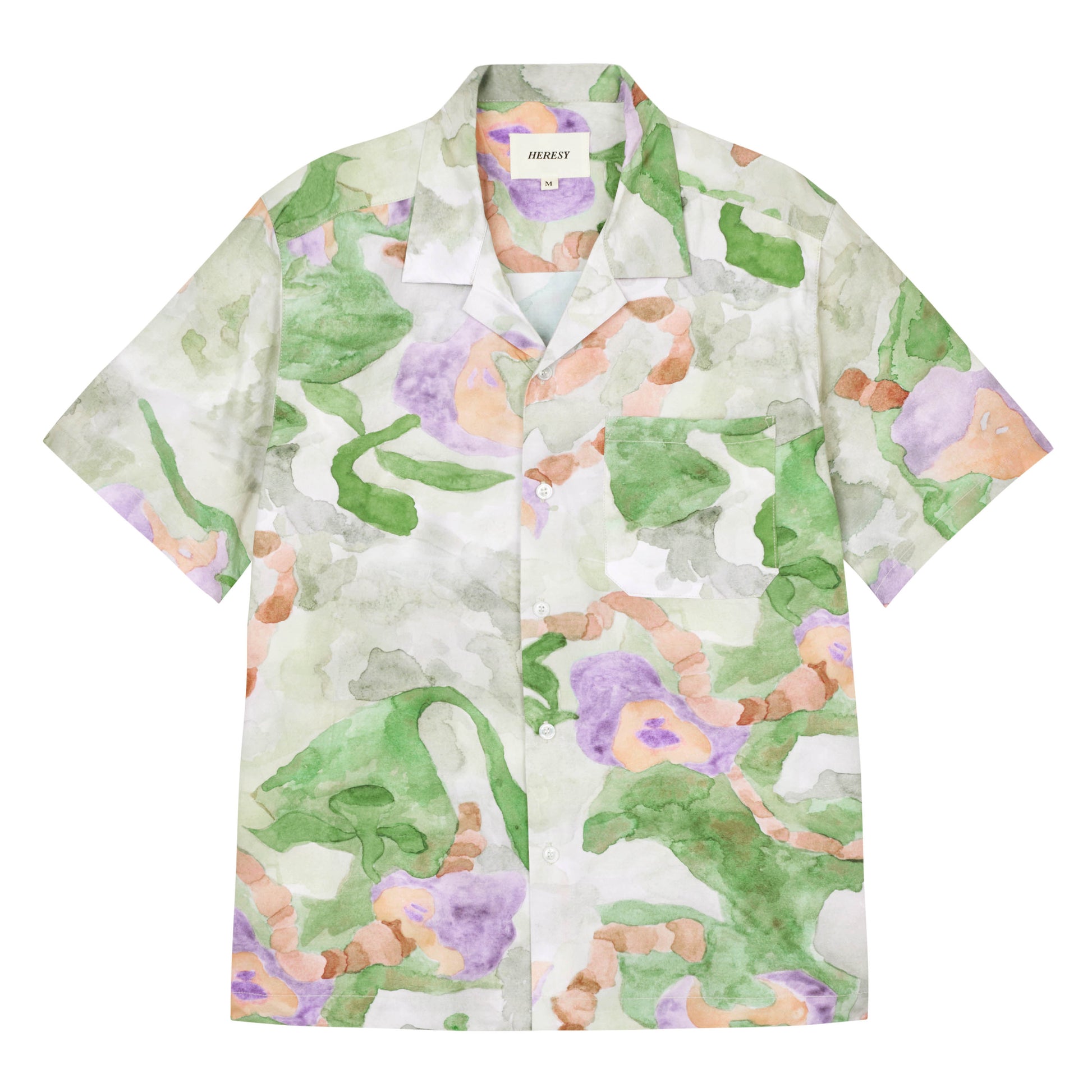 Heresy - Annelida Shirt - PRINT / Multi||Grøn||Beige||Lilla - Skjorter