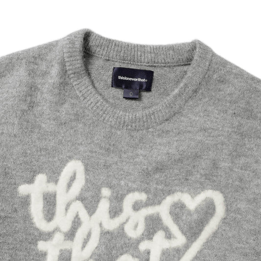 Heart Logo Knit Sweater