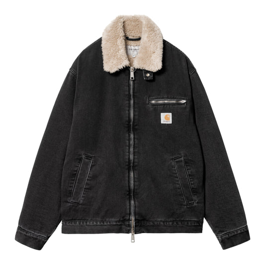 Carhartt WIP - Herald Jacket - BLACK / WALL / Sort - Jakker
