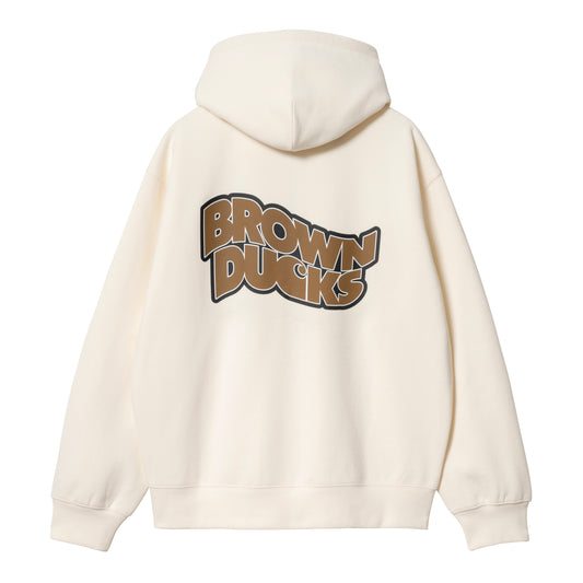 Hooded Brown Ducks Jacket