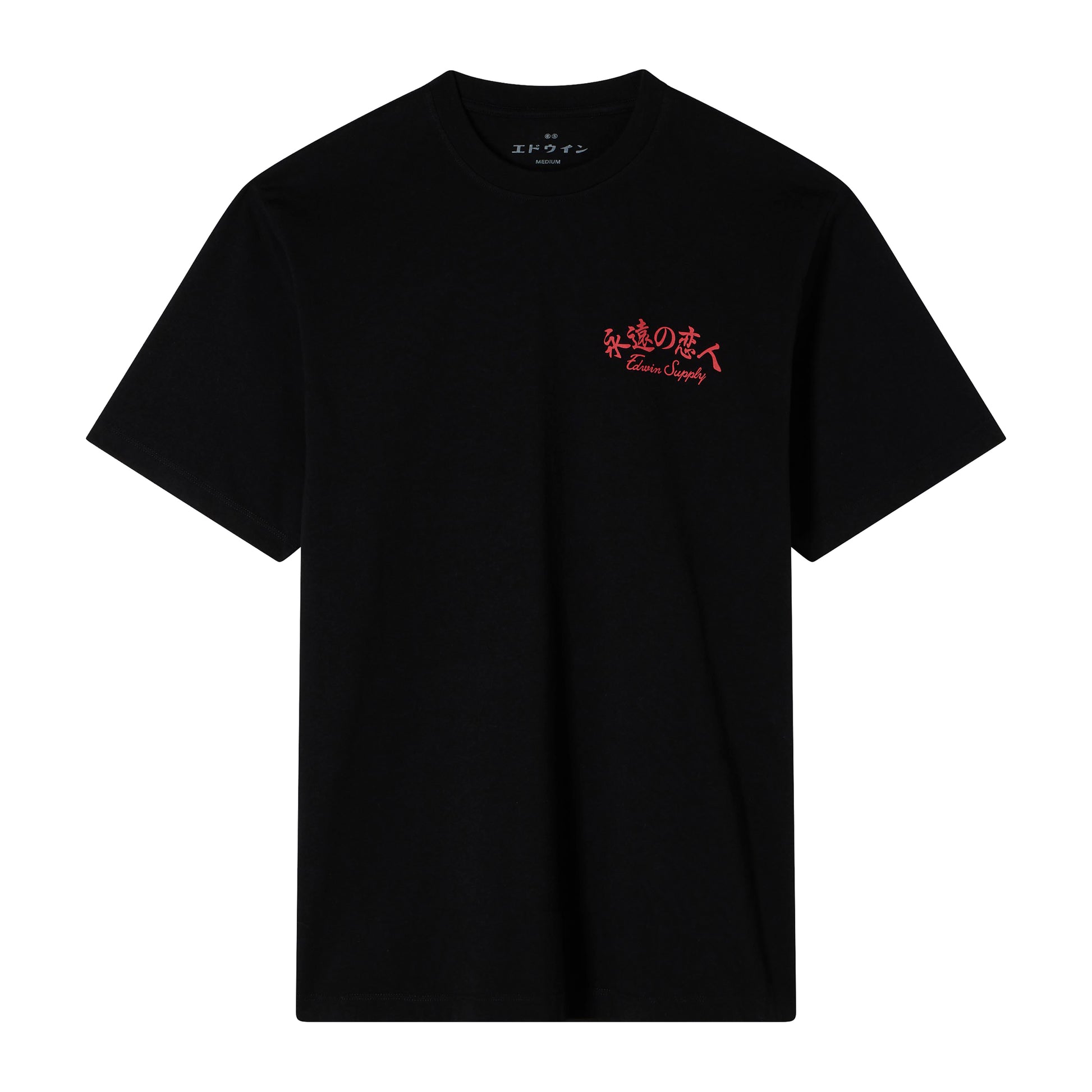 Edwin - Forever Lover T-Shirt - BLACK / Sort - T-Shirts