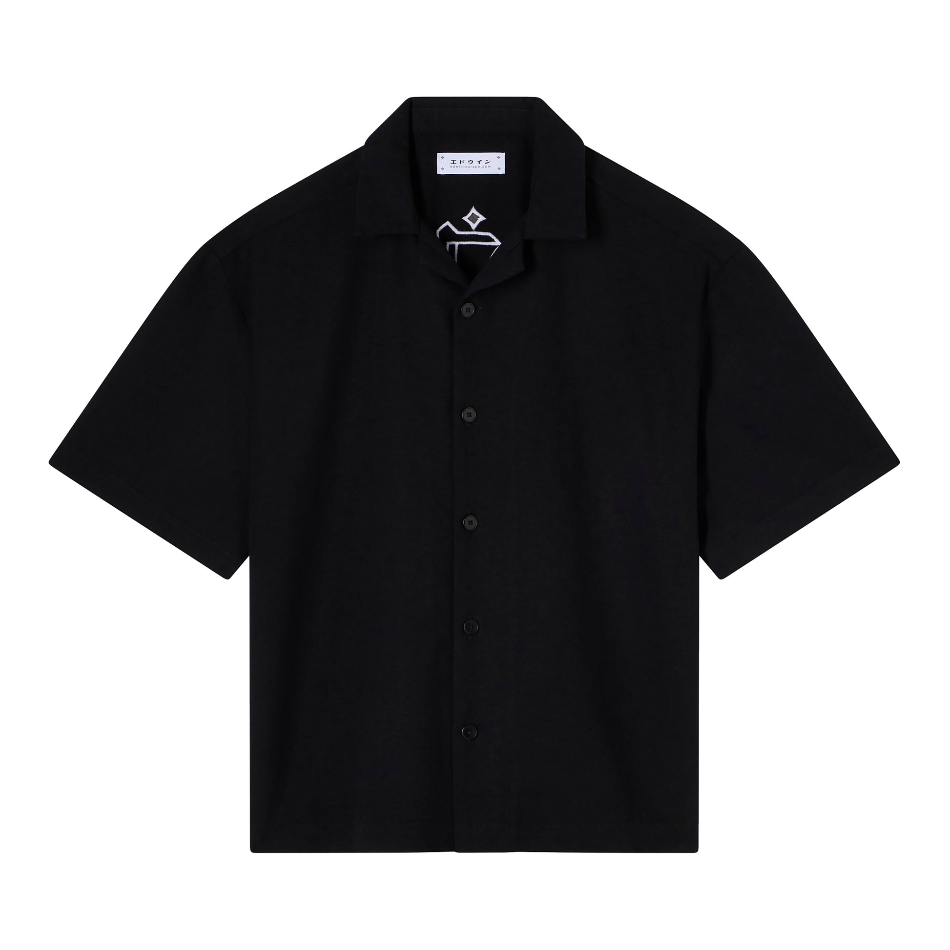 Edwin - Gothic Shirt SS - BLACK / Sort - Skjorter