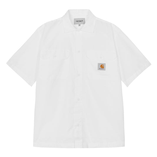 Carhartt WIP - S/S Craft Shirt - WHITE / Hvid - Skjorter