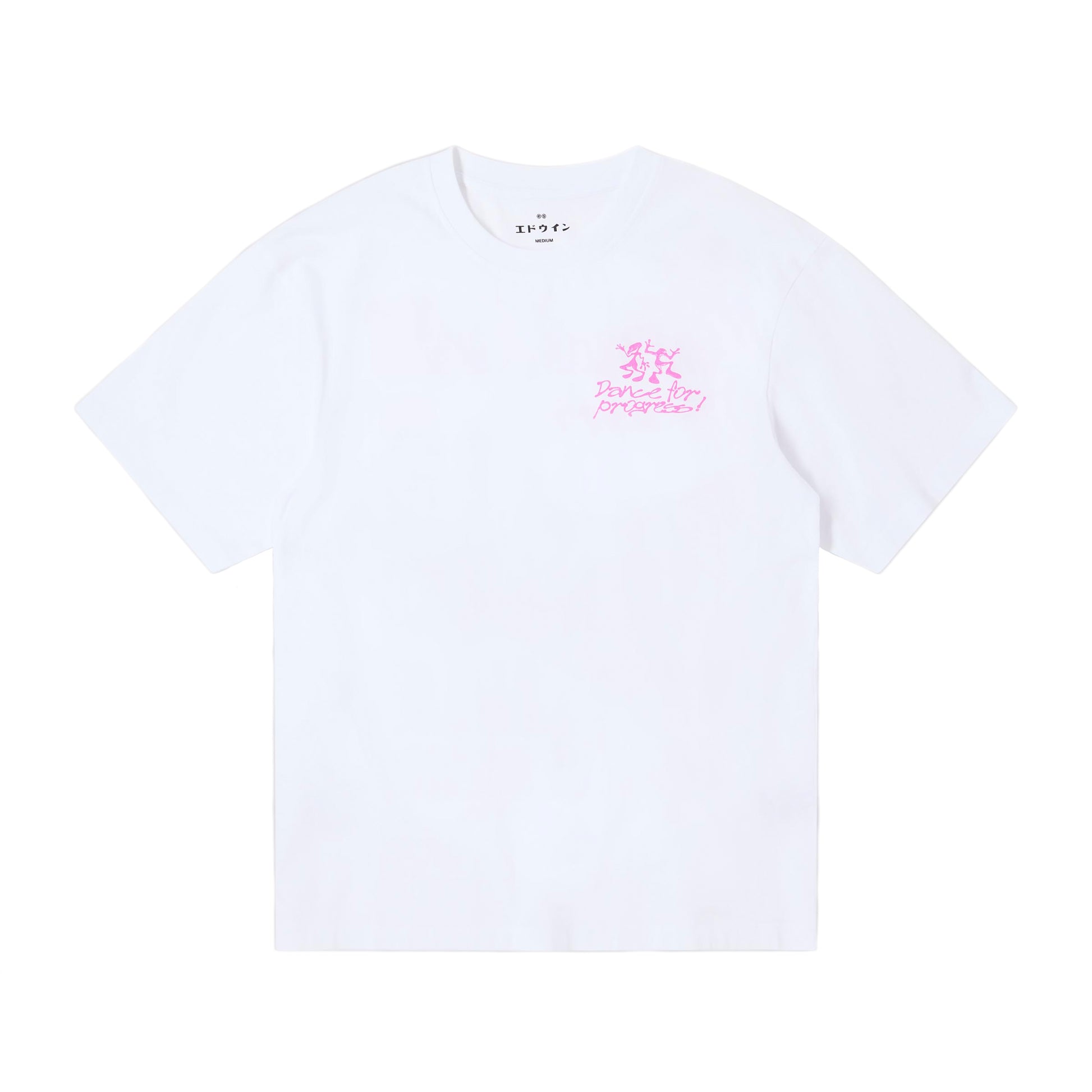 Edwin - Tokoy Dance Union T-Shirt - WHITE / Hvid - T-Shirts