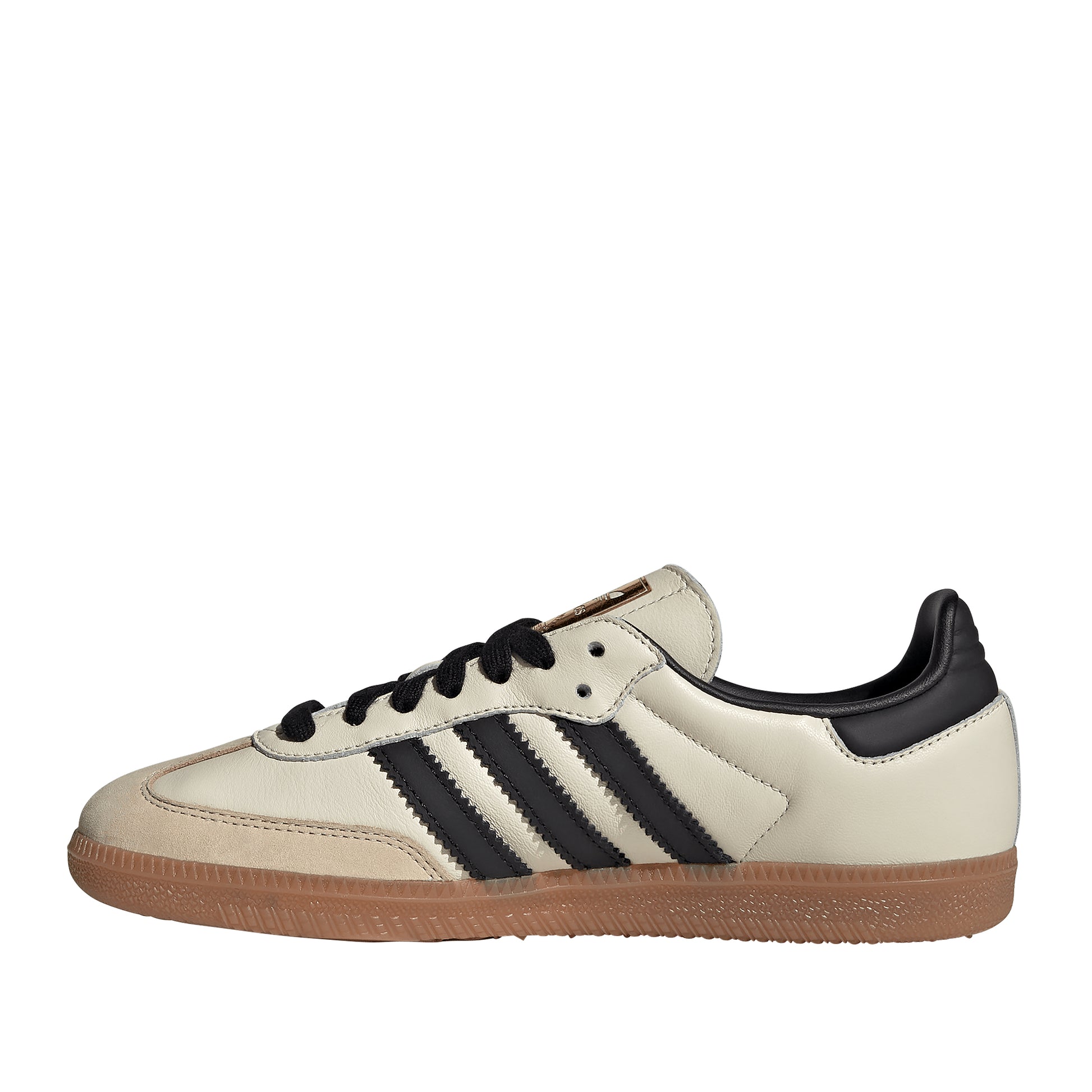 Adidas Originals - Samba OG W - CREWHT/CBLACK/SANSTR / Beige||Sort - Sko