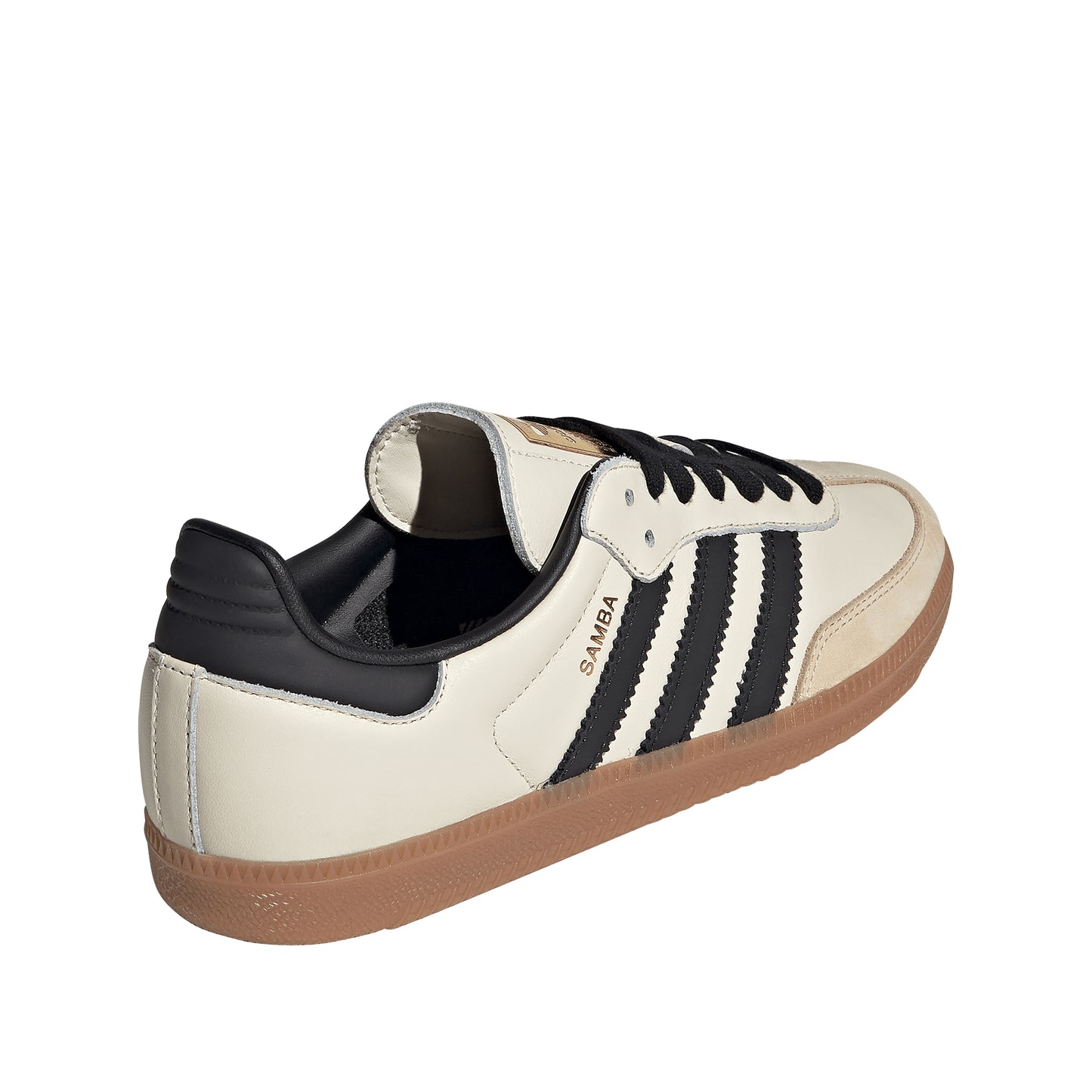 Adidas Originals - Samba OG W - CREWHT/CBLACK/SANSTR / Beige||Sort - Sko