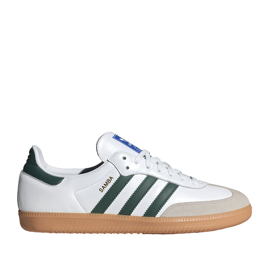 Adidas Originals - Samba OG - FTWWHT/CGREEN/GUM3 / Hvid||Grøn - Sko