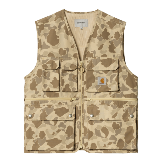 Carhartt WIP - Irwin Vest - CAMO DUCK, DESERT / Beige||Brun||Camouflage - Jakker
