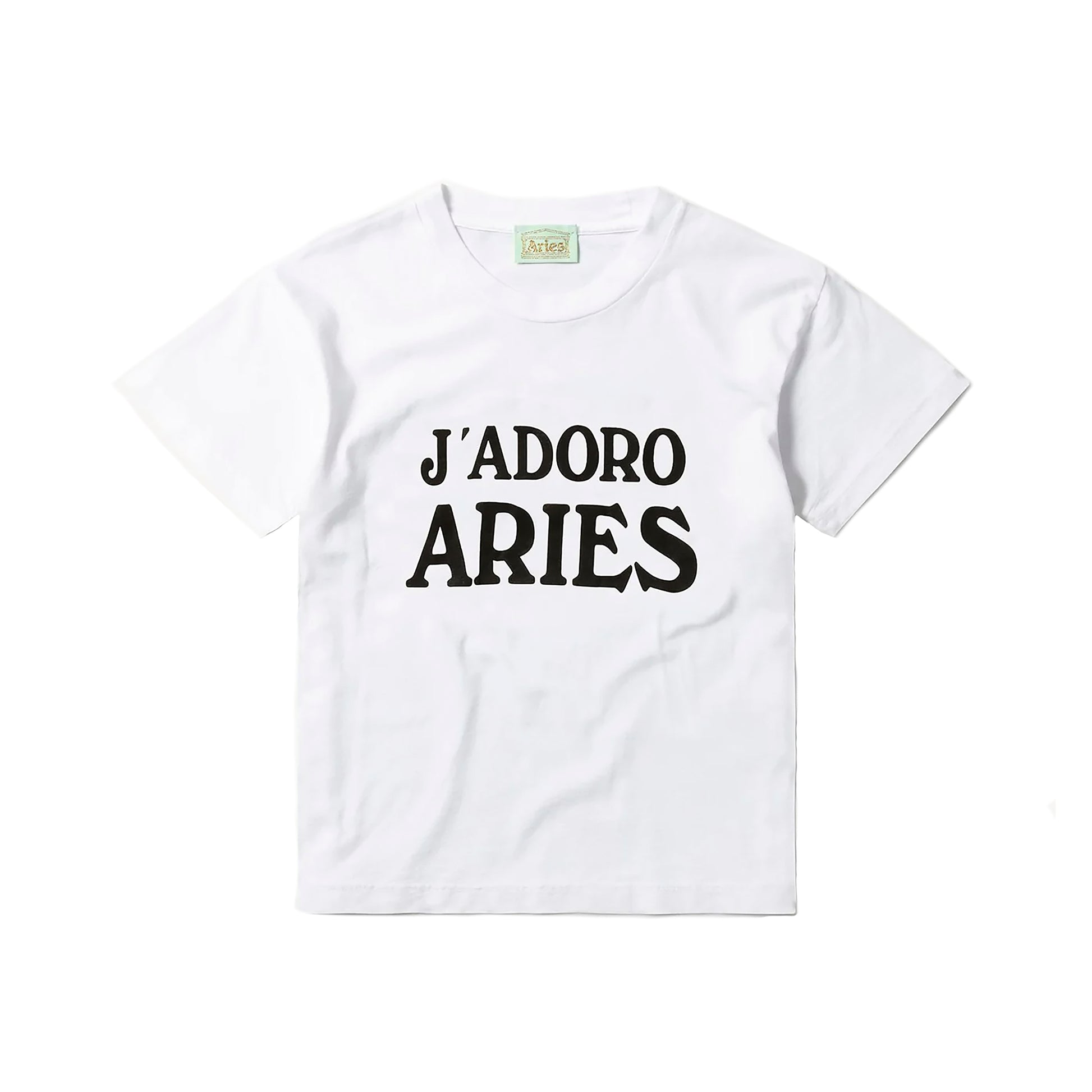 Aries - J'Adoro Aries SS Tee Baby Fit - WHITE / Hvid - T-Shirts