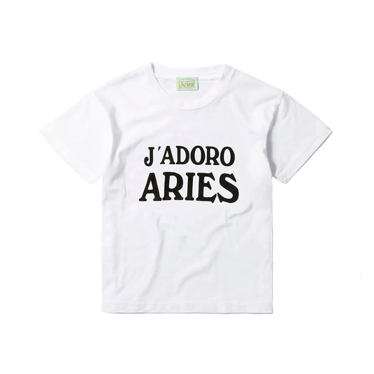 Aries - J'Adoro Aries SS Tee Baby Fit - WHITE / Hvid - T-Shirts