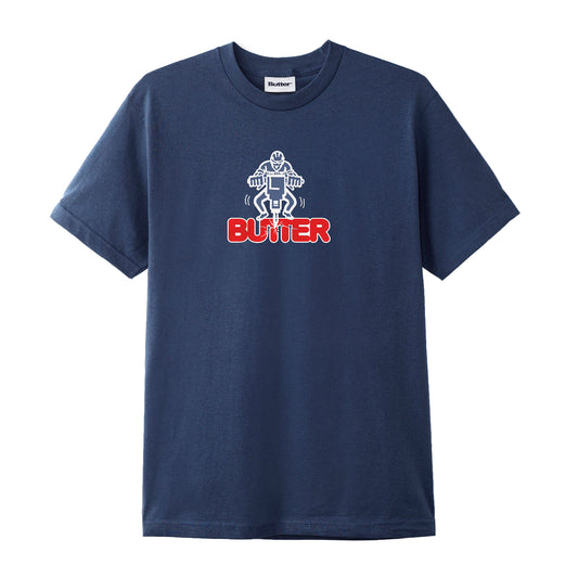 Butter Goods - Jack Hammer Tee - DENIM / Blå - T-Shirts