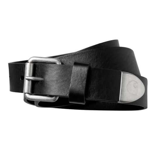 Carhartt WIP - Juke Belt - BLACK / GUN METAL / Sort - Accessories