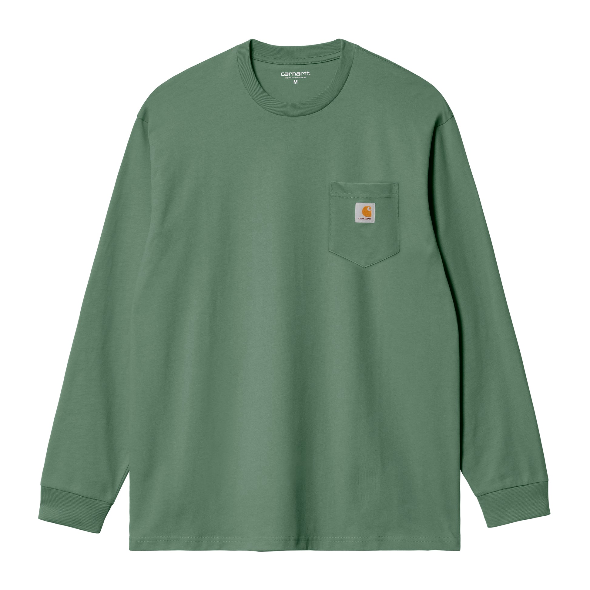 Carhartt WIP - L/S Pocket T-Shirt - DUCK GREEN / Grøn - T-Shirts