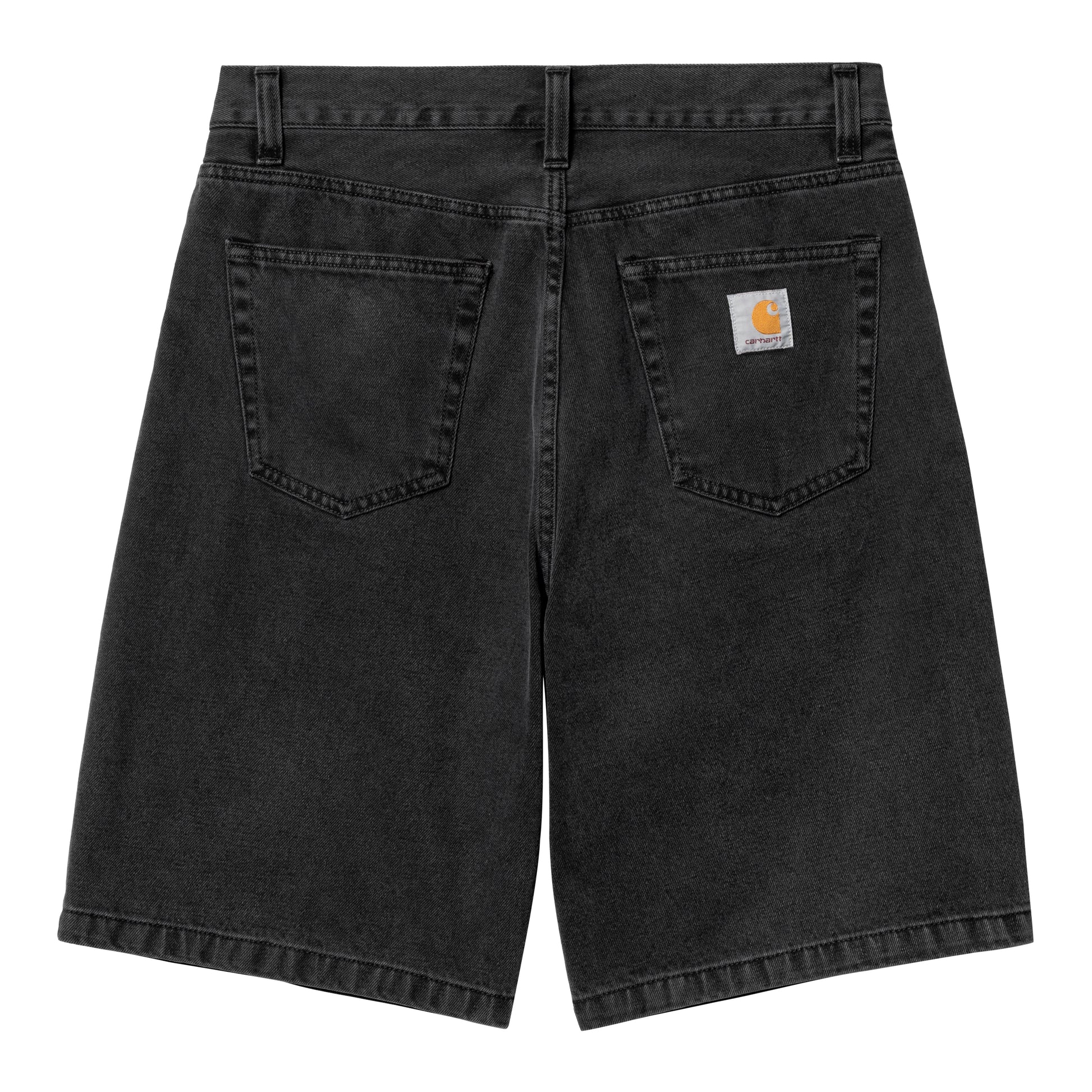 Carhartt WIP - Landon Short Robertson - BLACK STONE WASHED / Sort - Shorts