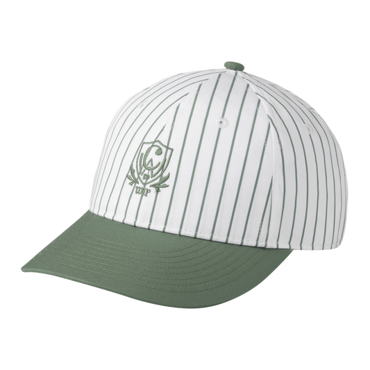 Carhartt WIP - Linus Cap - WHITE / PARK / Hvid||Grøn - Accessories