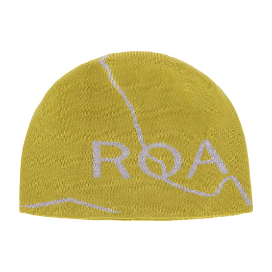 ROA - Beanie Logo - YELLOW / Gul - Accessories