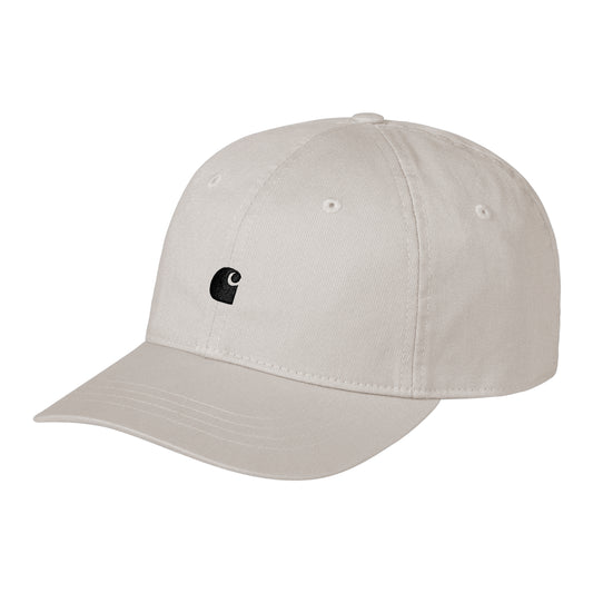 Carhartt WIP - Madison Logo Cap - MOONBEAM / BLACK / Grå - Accessories