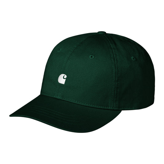 Carhartt WIP - Madison Logo Cap - CONIFER / WHITE / Grøn - Accessories