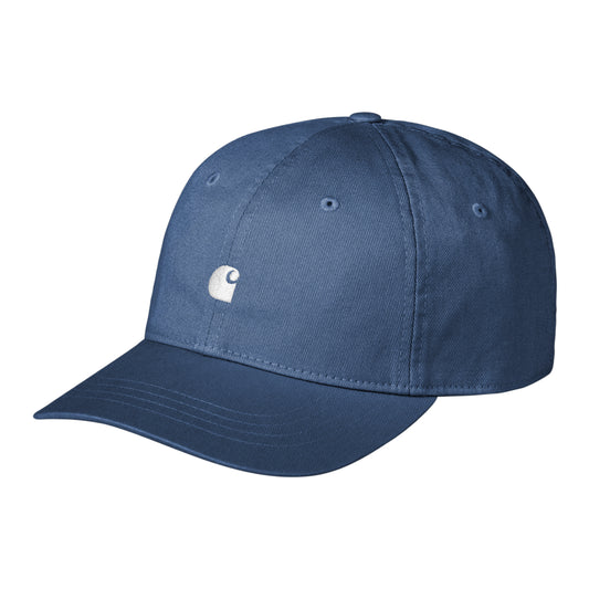 Carhartt WIP - Madison Logo Cap - BLUE IRIS / WHITE / Blå - Accessories