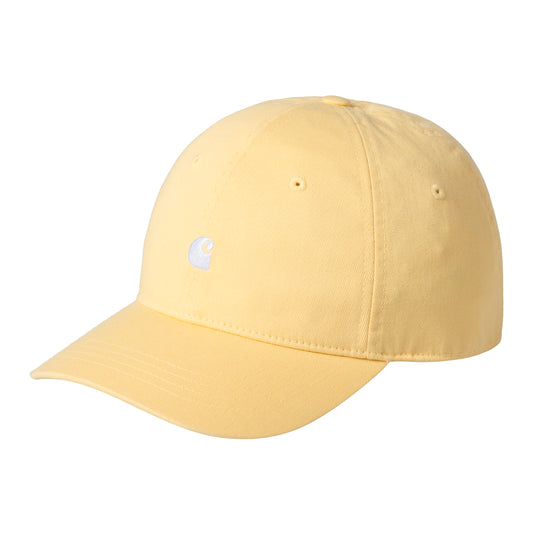 Carhartt WIP - Madison Logo Cap - AIR YELLOW / WHITE / Gul - Accessories