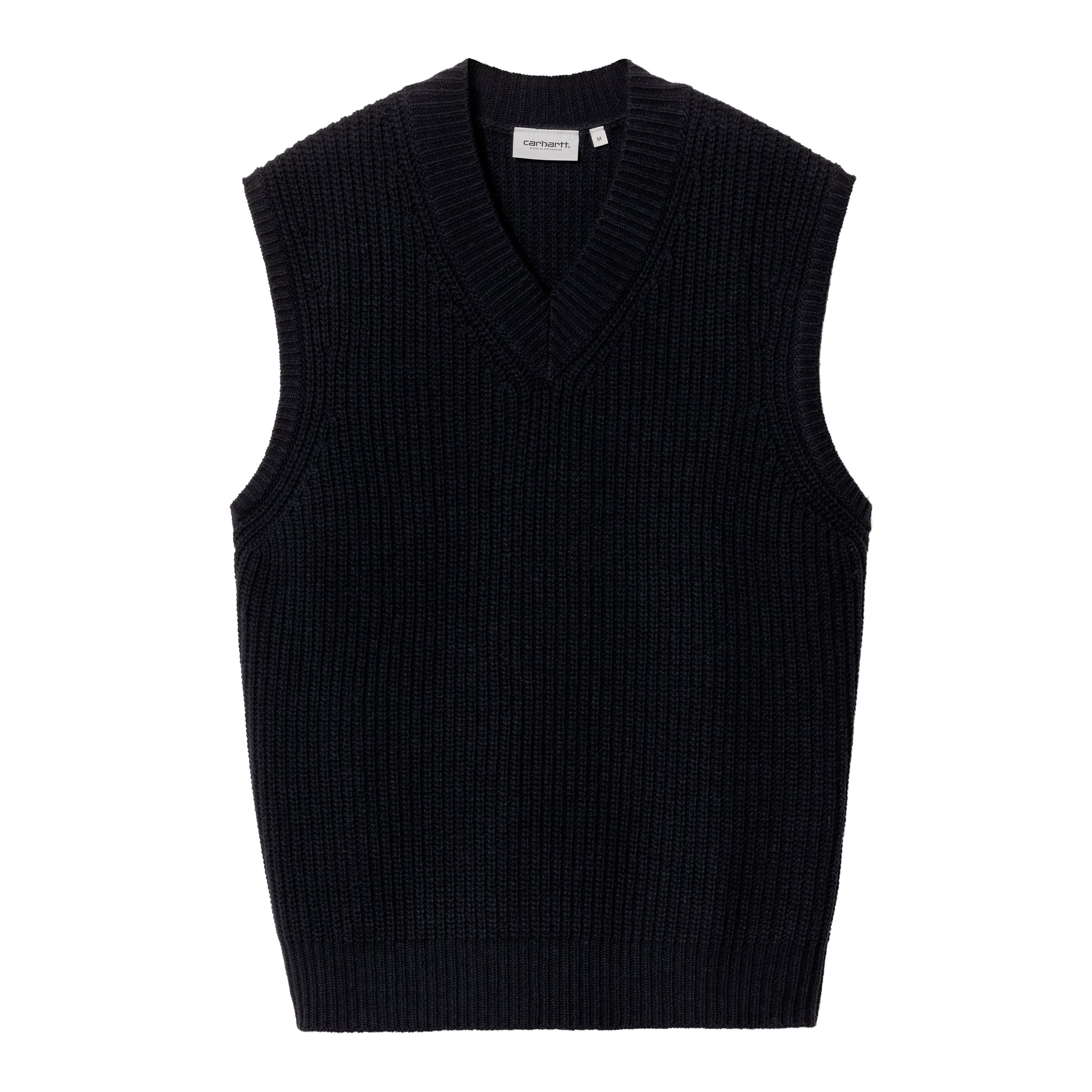 Carhartt WIP - Marlon Vest Sweater - dark navy - Herre > Strik
