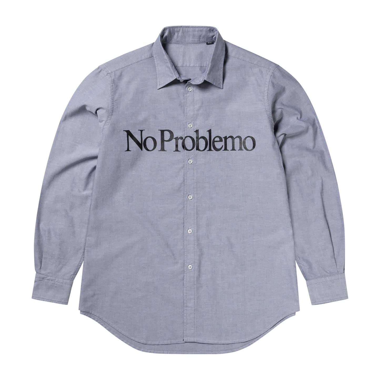 No Problemo - No Problemo LS Oxford Shirt - CHARCOAL / Grå - Skjorter