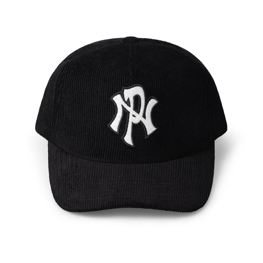 No Problemo - NYP Corduroy Cap - BLACK / Sort - Accessories