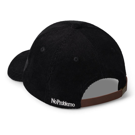 No Problemo - NYP Corduroy Cap - BLACK / Sort - Accessories
