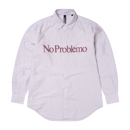 No Problemo LS Stripe Oxford Shirt