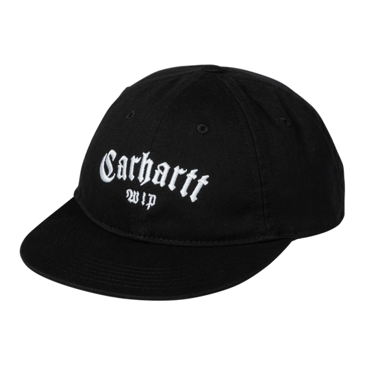 Carhartt WIP - Onyx Cap - BLACK / WHITE / Sort - Accessories
