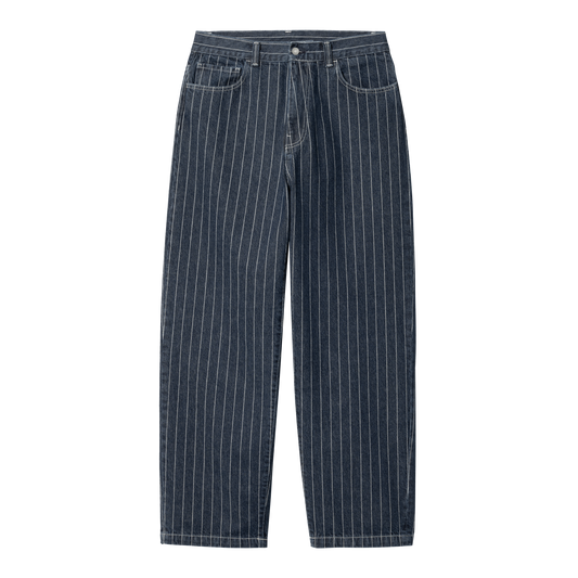 Carhartt WIP - Orlean Pant - BLUE / WHITE / Blå||Striber - Bukser