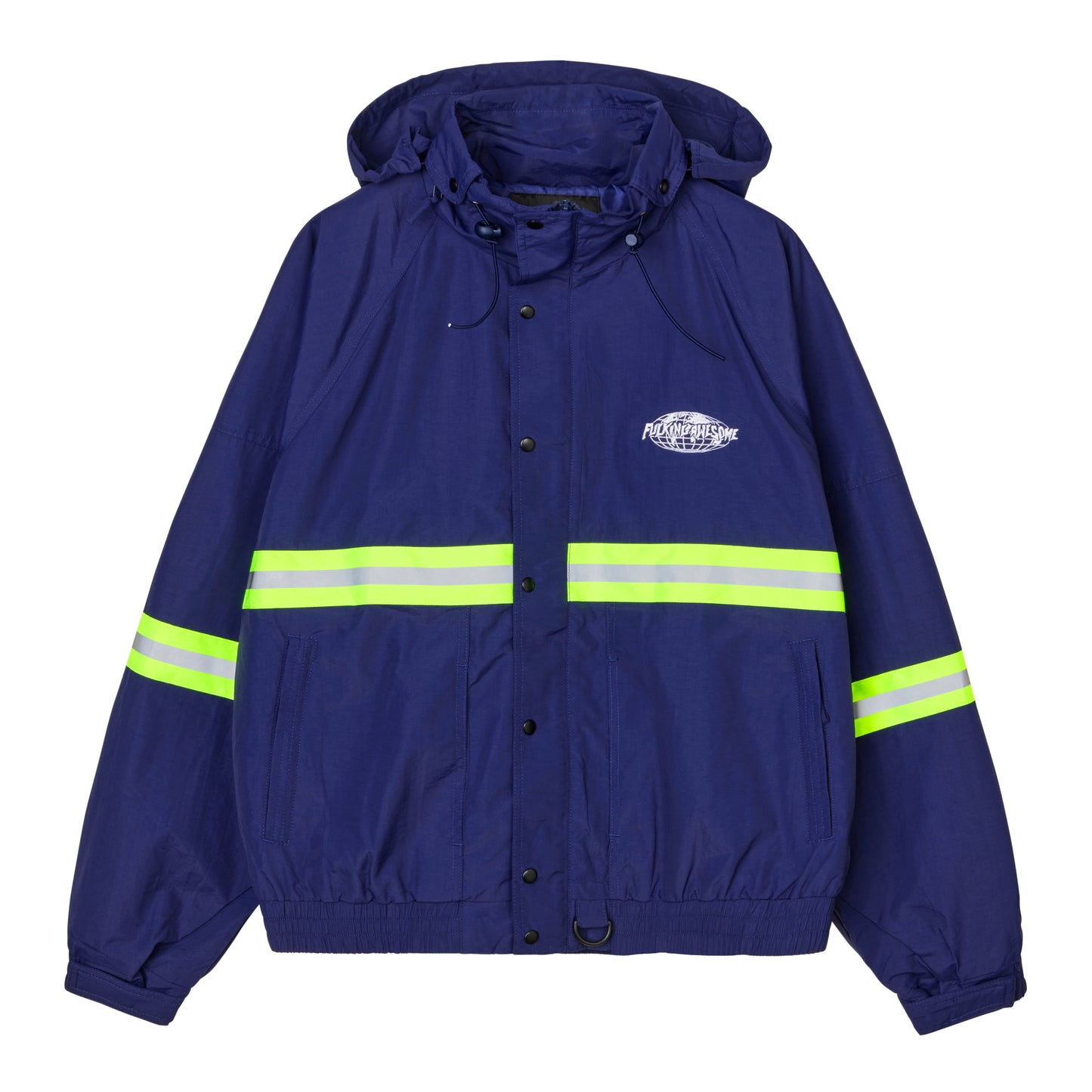 Fucking Awesome - High Vis Jacket - BLUE / Blå - Jakker