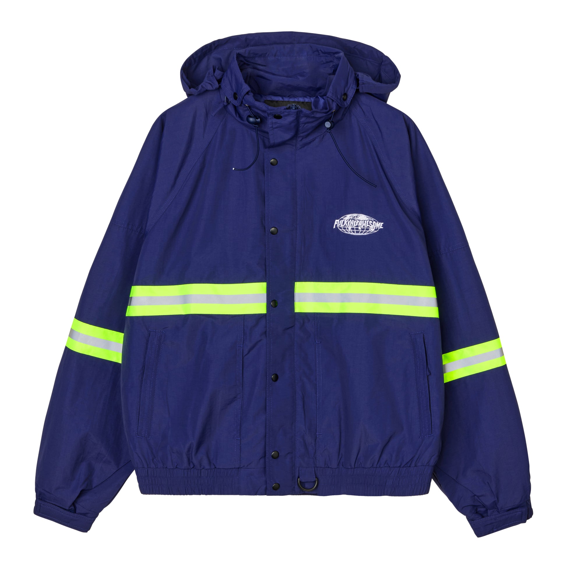 Fucking Awesome - High Vis Jacket - BLUE / Blå - Jakker