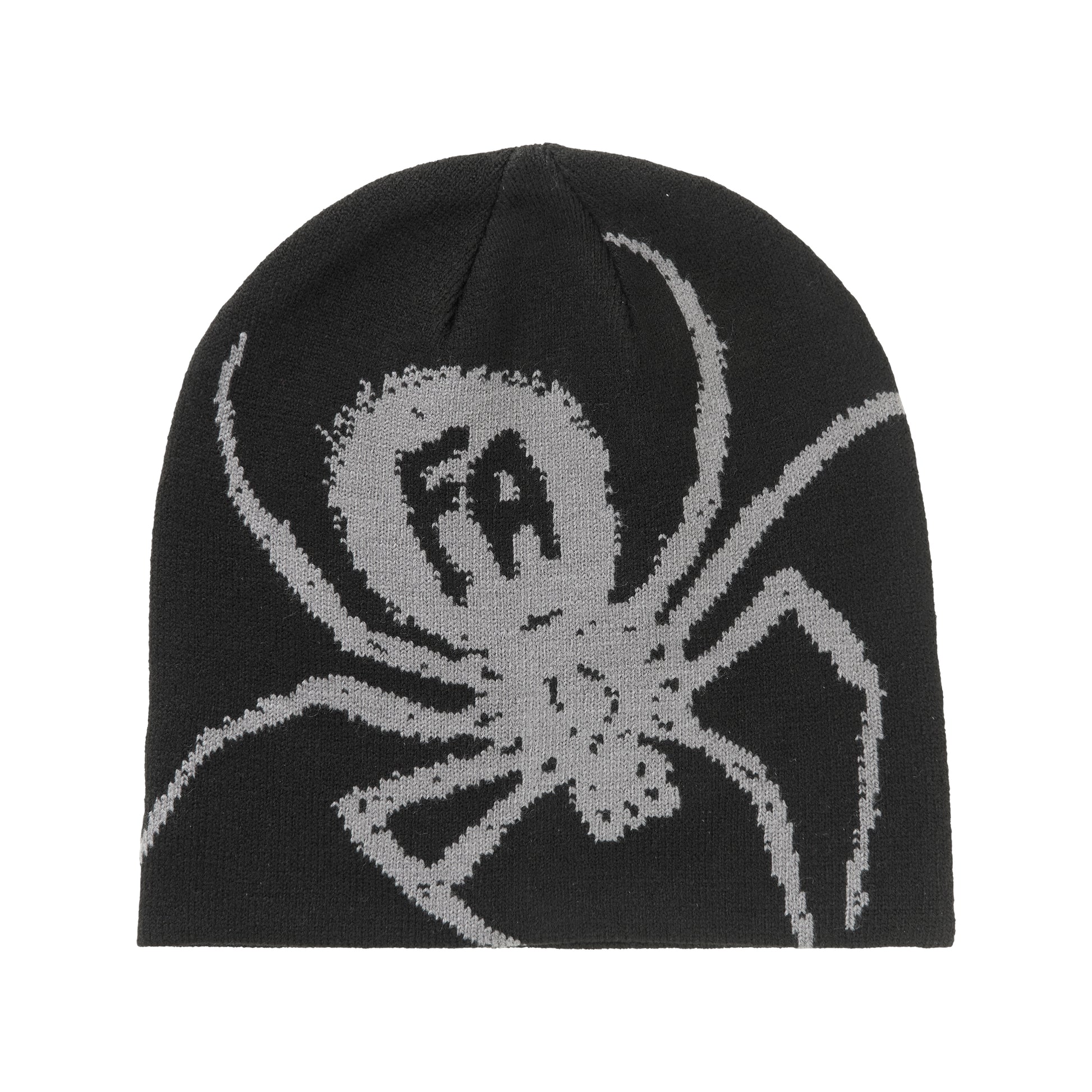Fucking Awesome - Spider Skully Beanie - BLACK / Sort - Accessories