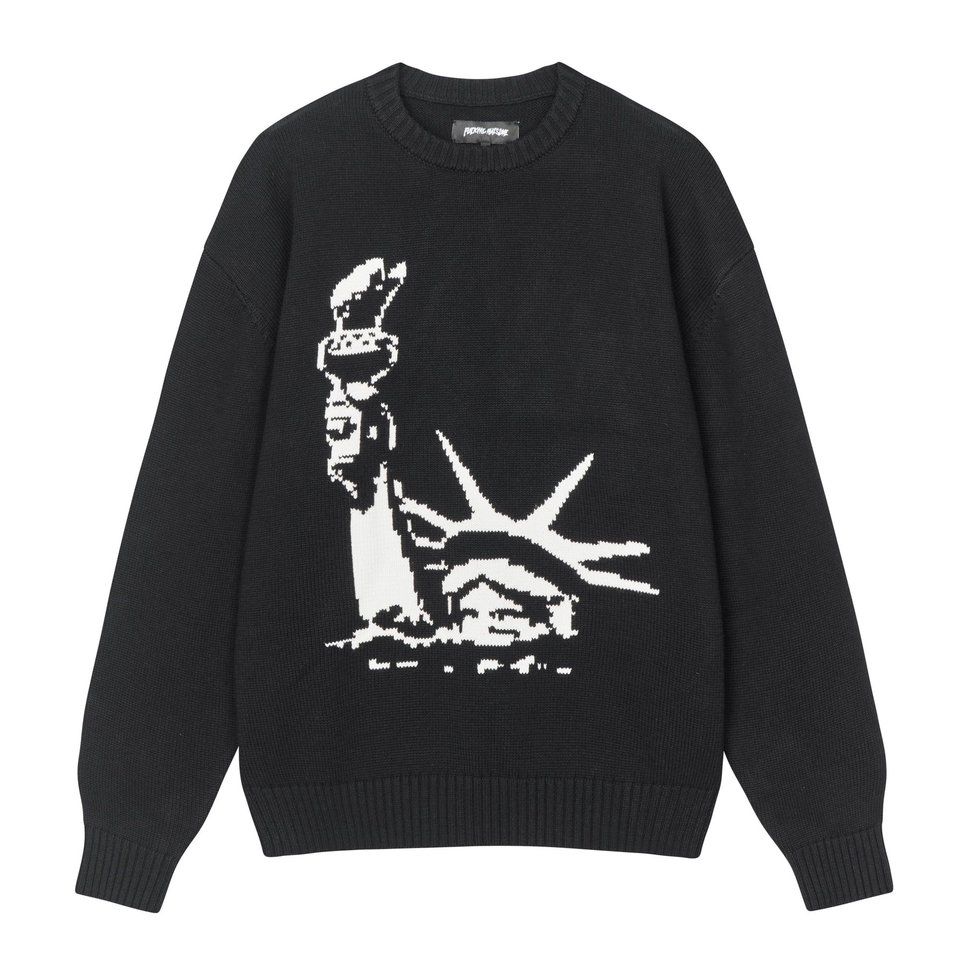 Fucking Awesome - Liberty Sweater - BLACK / Sort - Strik