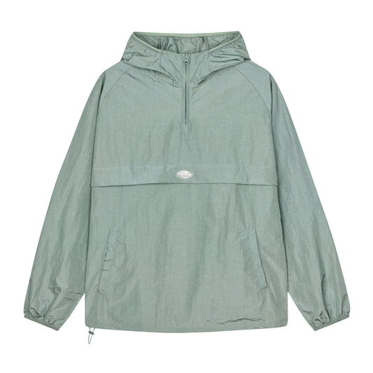 Fucking Awesome - Crinkle Nylon Anorak - GREY / Grå - Jakker