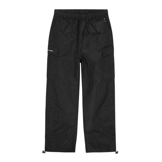 Pop Trading Company - Cargo Track Pant - BLACK / Sort - Bukser