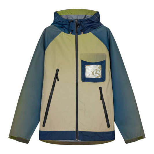 Pop Trading Company - Oracle Jacket - MULTICOLOUR / Multi||Grøn||Blå||Brun - Jakker