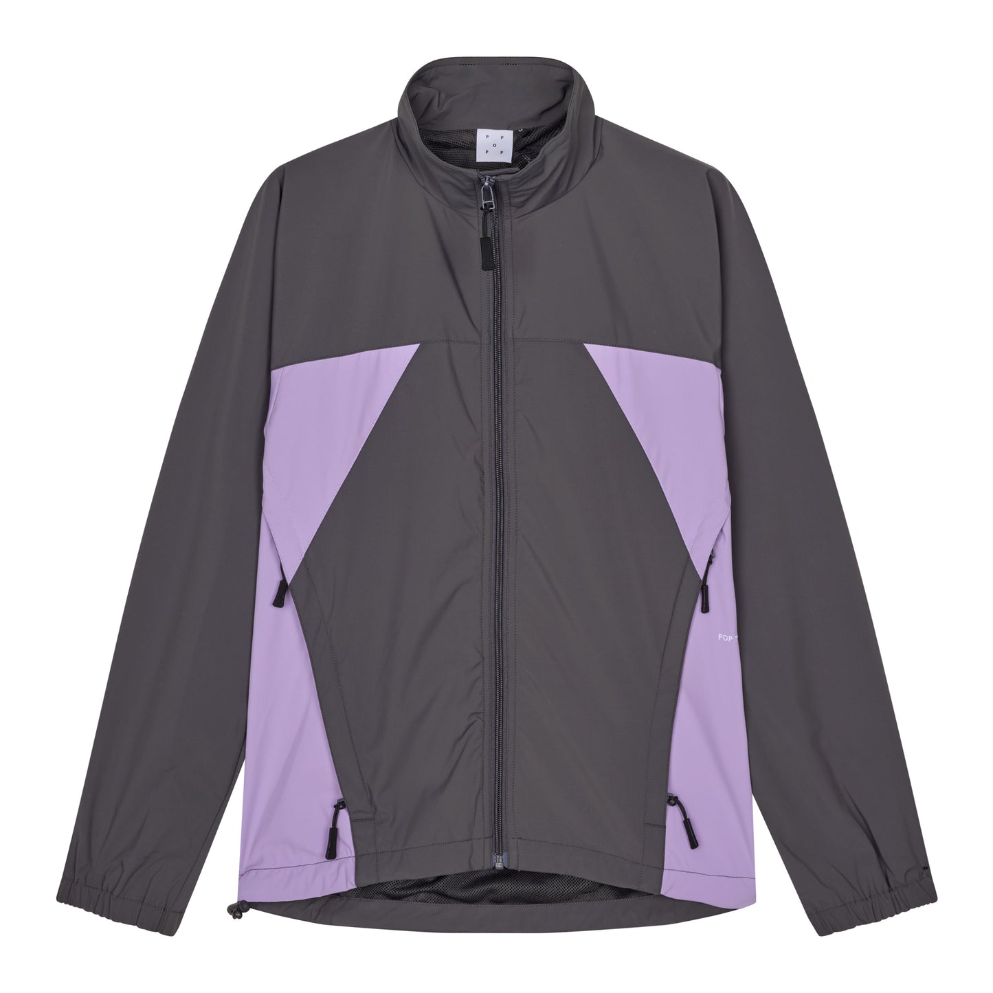 Pop Trading Company - Two Tone Trainings Jacket - CHARCOAL / Grå||Lilla - Jakker