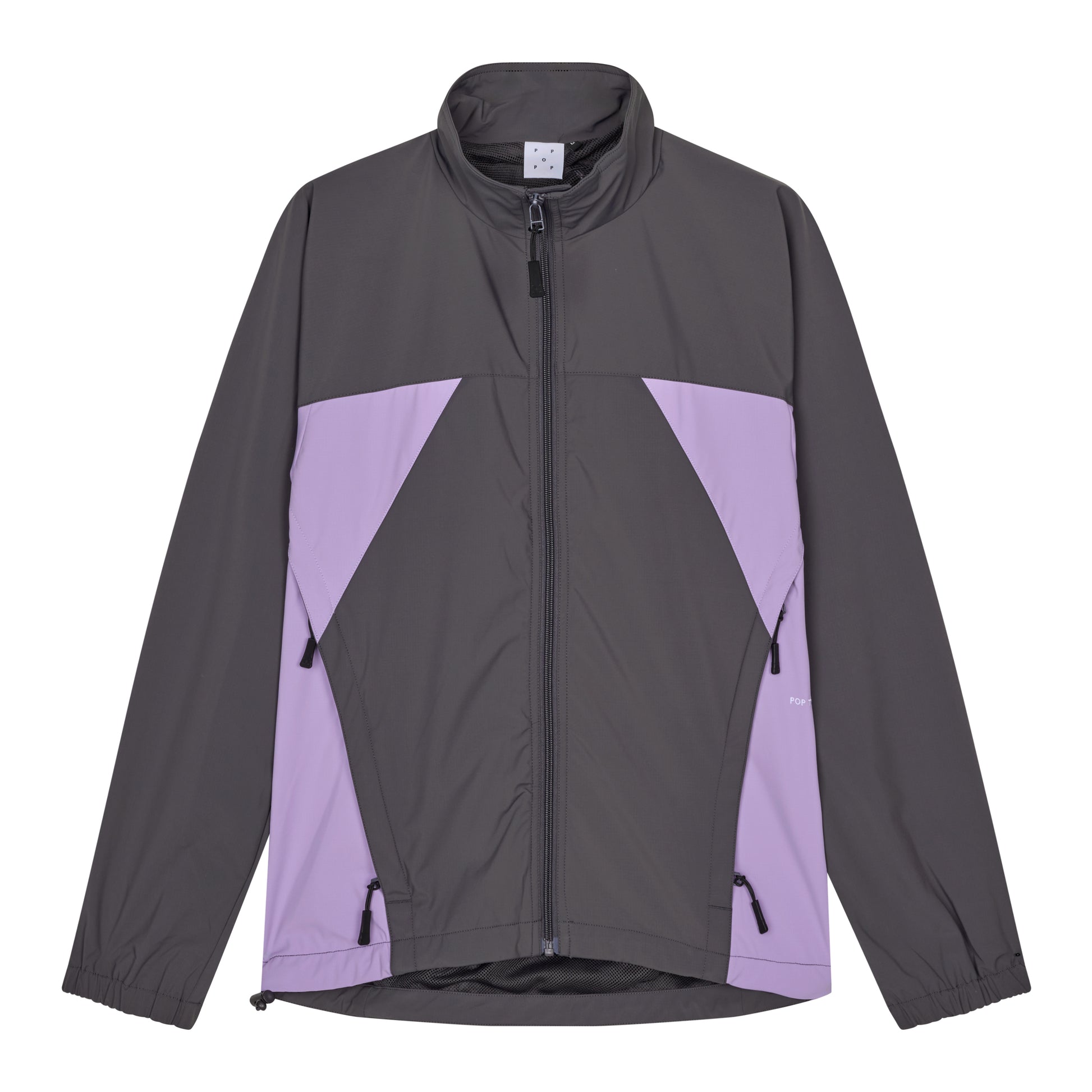 Pop Trading Company - Two Tone Trainings Jacket - CHARCOAL / Grå||Lilla - Jakker