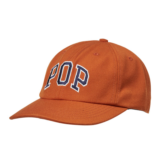 Pop Trading Company - Arch Sixpanel Hat - CINNAMON / Orange - Accessories