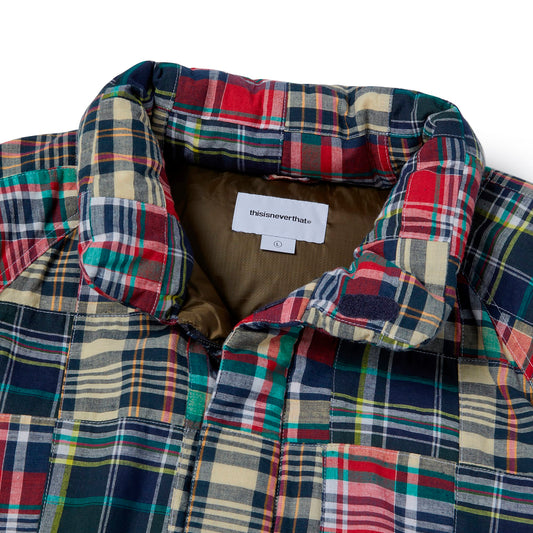 Patchwork Multi Pocket Down Jacket
