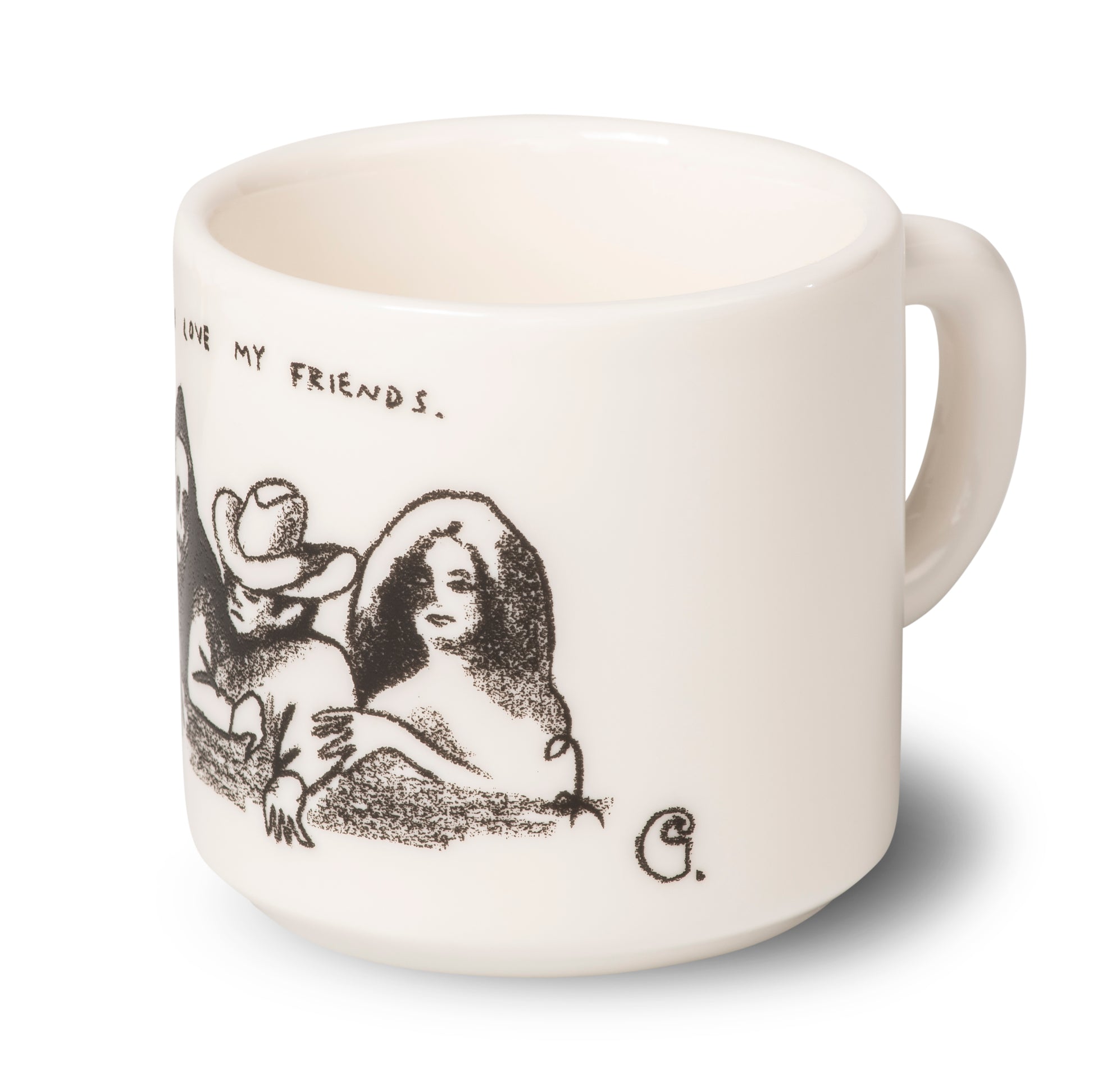 Carhartt WIP - Pepe Friends Mug - WHITE / BLACK / Hvid - Accessories
