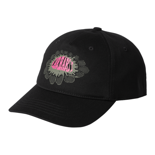 Carhartt WIP - Pixel Flower Cap - BLACK / Sort - Accessories