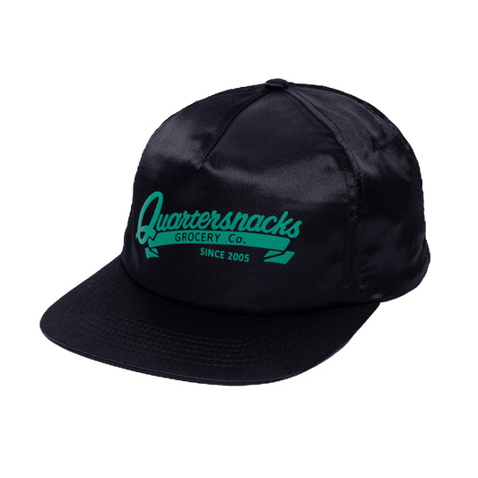 Quartersnacks - Grocery Cap - BLACK / Sort - Accessories