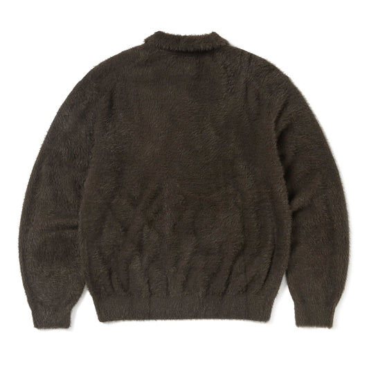 SCT-Logo Shaggy Knit Polo