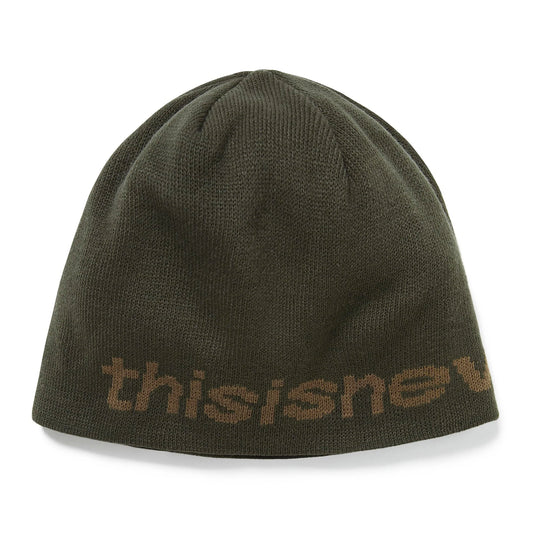 Thisisneverthat - SP-Logo No Cuff Beanie - MOSS / Grøn - Accessories