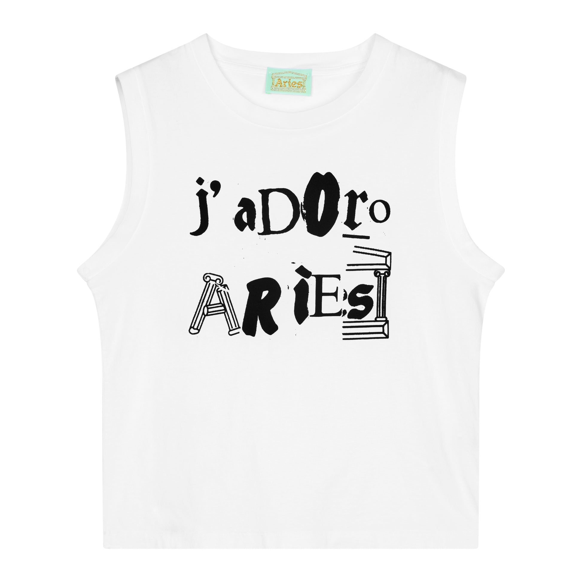 Aries - J'adoro Aries Ransom Shrunken - white - Herre > T-Shirts